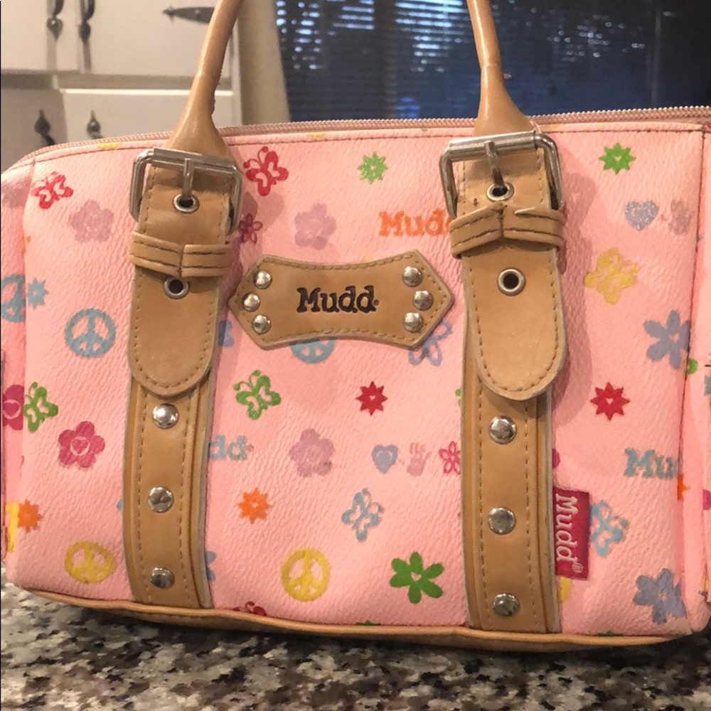 Pink Mudd purse with decor